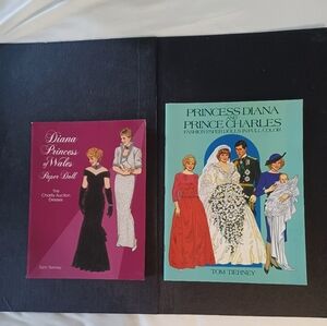 2 Tom Tierney Princess Diana And Prince Charles Paper Dolls books